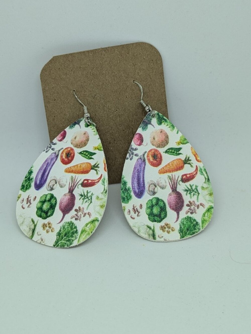 vegetable earrings
